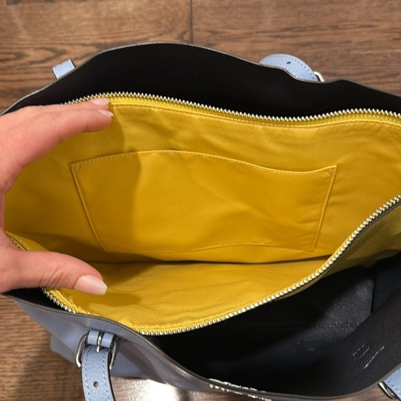 Coach Mollie Tote - Baby Blue & Silver - Picture 7 of 7